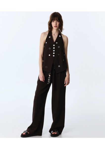 Contrast Accessory Detail Vest fiyatları