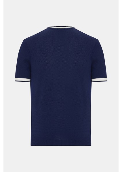 Tan Crew Neck Short Sleeve Knit T-Shirt fiyatları