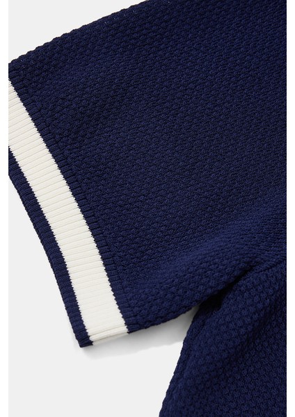 Tan Crew Neck Short Sleeve Knit T-Shirt fırsatları