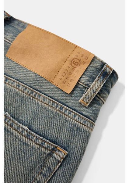 Maıson Margıela Mm6 Dark Blue Jeans fırsatları