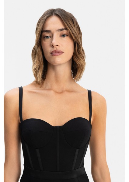Black Strappy Midi Dress modelleri