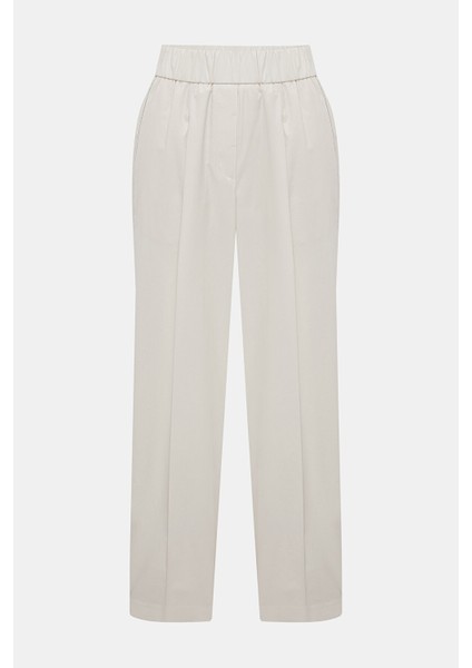 Vakko By Peserıco Beige Loose-Fit Trousers fırsatları