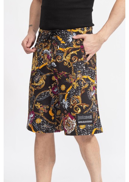 Just Cavallı Just Cavalli Men's Bermuda Shorts Black fırsatları
