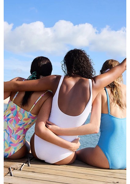 White Marlee Sport Swimsuit fiyatları