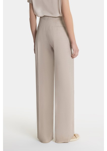 Vakko By Taglıatore Beige Straight Cut Trousers modelleri