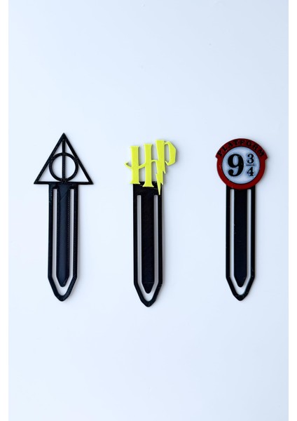Harry Potter Temalı Kitap Ayracı, 3'lü Set fırsatları