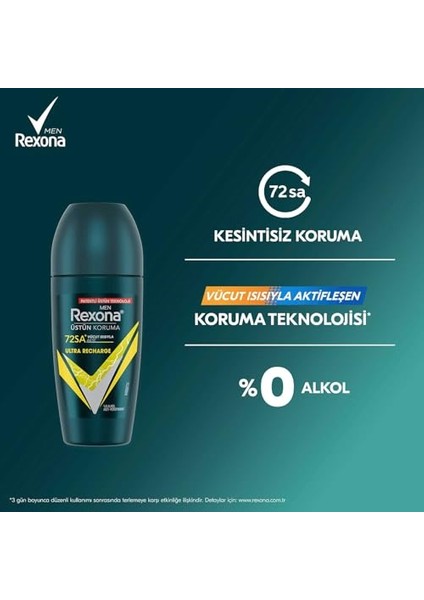 Men Ultra Recharge Roll-On Deodorant 50 Mililitre indirimleri