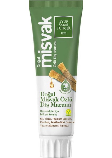 Doğal Misvak Özlü Diş Macunu 75 ml x 12 fiyatları