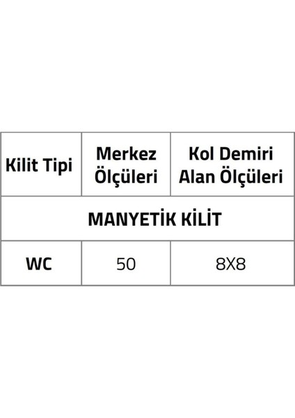 System Sürme Kapı Kilidi Entegre Çekme Saplı LC200LT03 Gl, Tek Ebat modelleri
