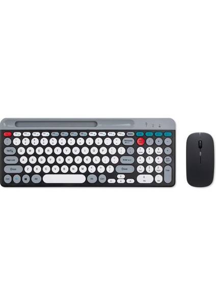 Kablosuz Gaming Klavye Mouse Seti 2.4g, 79 Tuşlu Kompakt Oyuncu Klavyesi ve Mouse Combo fırsatları