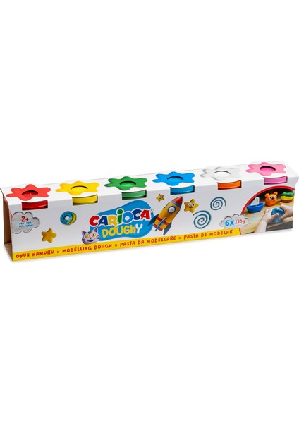 Oyun Hamuru Seti, 6 x 110 G modelleri