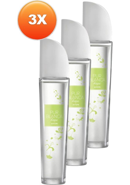 Pur Blanca Hope Kadın Parfüm Edt 50 Ml. Üçlü Set fiyatları