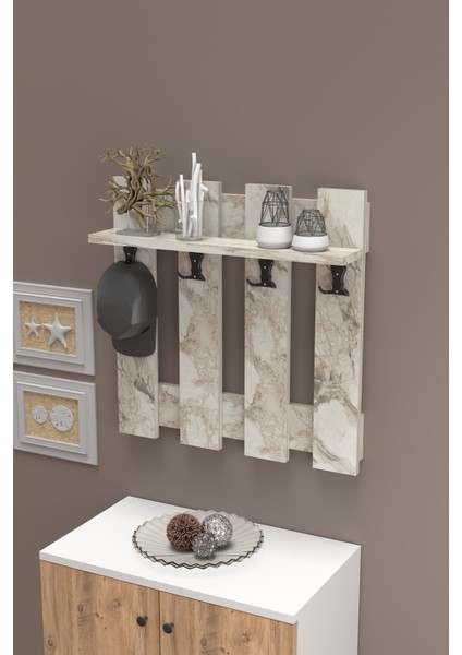 Country Duvar Askılığı Beyaz 60 cm fırsatları