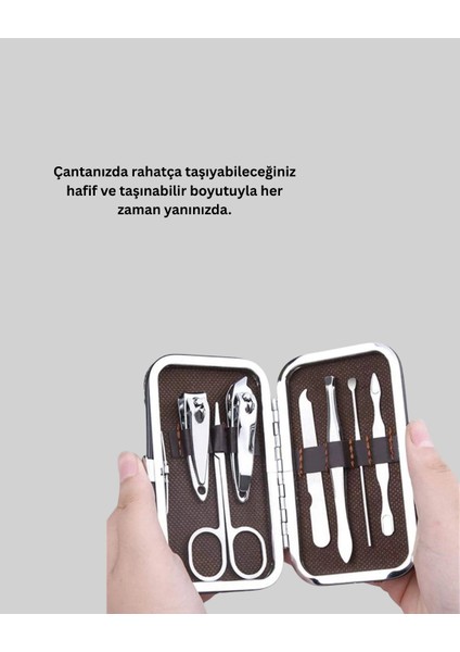 Evde Profesyonel Tırnak Bakımı Için 7 Parça Premium Bakım Seti fiyatları