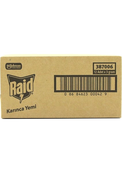 Raid 2 Parça Karınca Yemi fiyatları
