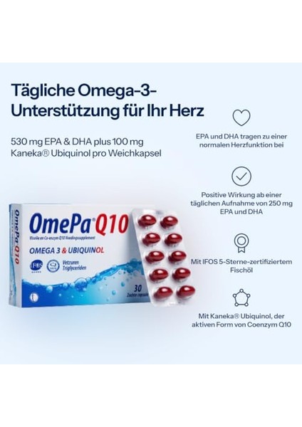 Q10 Omega3 & Ubiquinol 30 Kapsül indirimleri