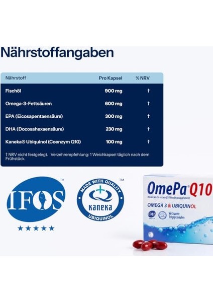 Q10 Omega3 & Ubiquinol 30 Kapsül