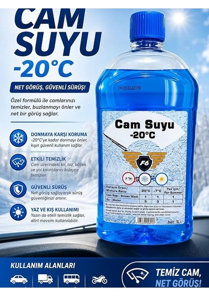 Cam Suyu -20 Derece Antifirizli 1lt fiyatları