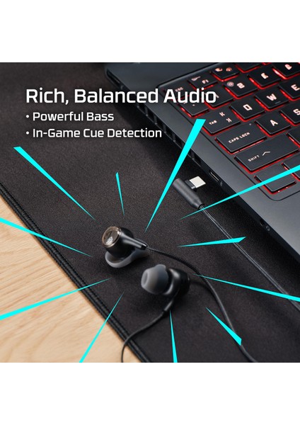 Hyperx Cloud Earbuds Iıı S Kablolu Oyuncu Kulaklığı Siyah modelleri