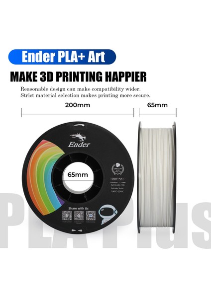 Creality Ender Pla Plus 1.75 mm 1 kg Beyaz Filament fırsatları