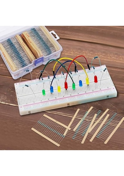 1 Ohm - 10 Mega Ohm Arası 130 Çeşit 2600 Parça Direnç Seti modelleri