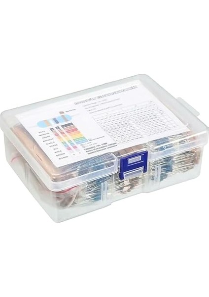1 Ohm - 10 Mega Ohm Arası 130 Çeşit 2600 Parça Direnç Seti fırsatları