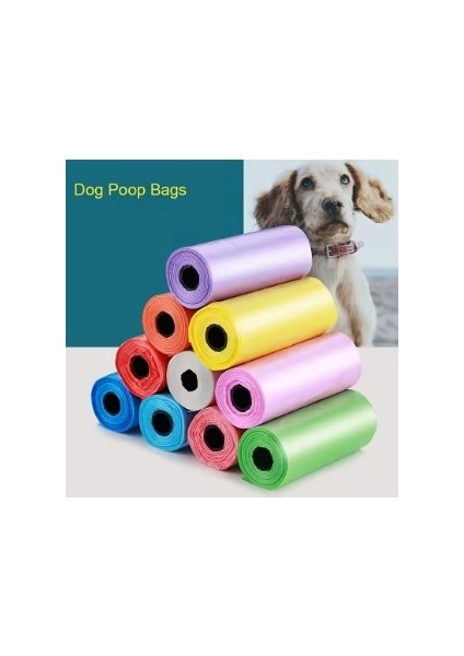 Köpek Dışkı Poşeti 4lü Düz Renk Set (4887) fırsatları