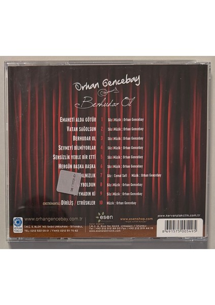 Orhan Gencebay Berhudar Ol CD fiyatları