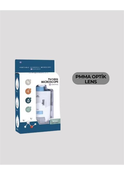 LED Aydınlatmalı 80–200 Kat Büyütmeli Cep Mikroskop fırsatları