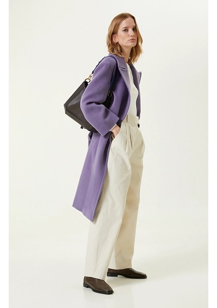 Lilac Waist-Belted Coat modelleri