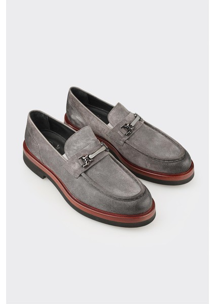 Anthracite Leather Men's Casual Shoes fiyatları
