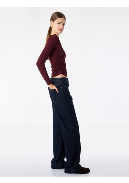 Kadın Bluz 7WAK80014UK Bordo modelleri