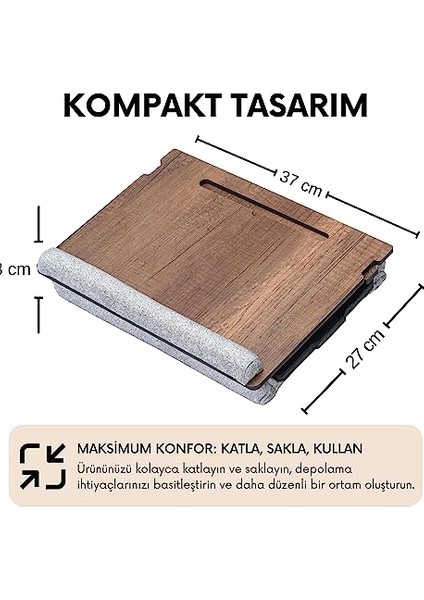 LS051 Minderli, Eğim Ayarlanabilir, Mousepadli Laptop Sehpası modelleri