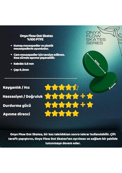 Klasse Dot ve Donut Skatez (Onyx Flow, Dot) modelleri
