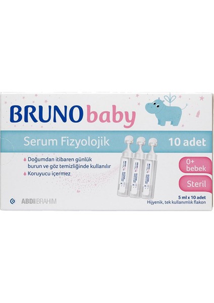 Serum Fizyolojik Damla 5 ml x 10 Adet fırsatları