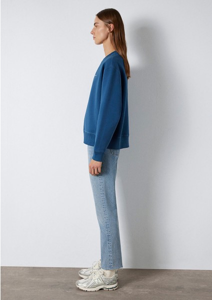 Denim Baskılı Mor Sweatshirt 1S10525-70260 modelleri