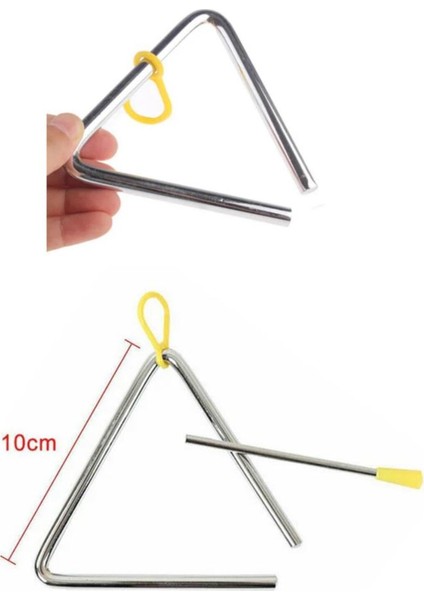 Üçgen Zil 10 cm Çelik fırsatları