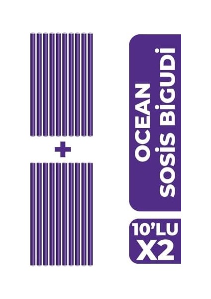 Sosis Bigudi 2'li Set [10'lu Büyük] fiyatları