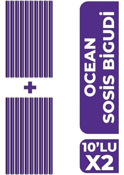 Sosis Bigudi 2'li Set [10'lu Büyük] fırsatları