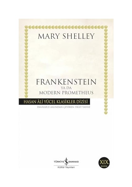 Frankenstein Ya Da Modern Prometheus: Hasan Ali Yücel Klasikler Dizisi fiyatları