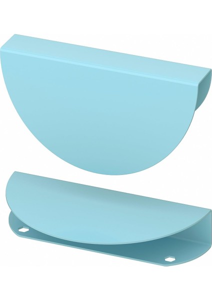 Açık Mavi Mobilya Kulpu, 130 Mm, 2 Adet fırsatları
