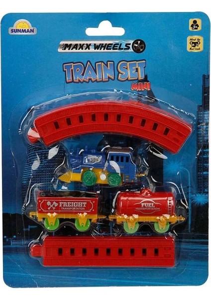 2559 Maxx Wheels Mini Tren Seti 11 Parça -Sunman fiyatları