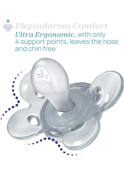 Physioforma Comfort Silikon Emzik (16-36 Ay, 2'li), Pembe fiyatları