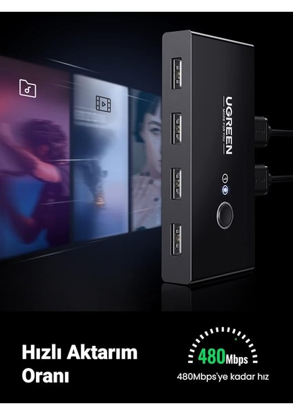 4 Port USB Pc Switch Paylaşım Adaptörü modelleri