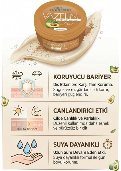Aseptine Vazelin Avokado 150 ml