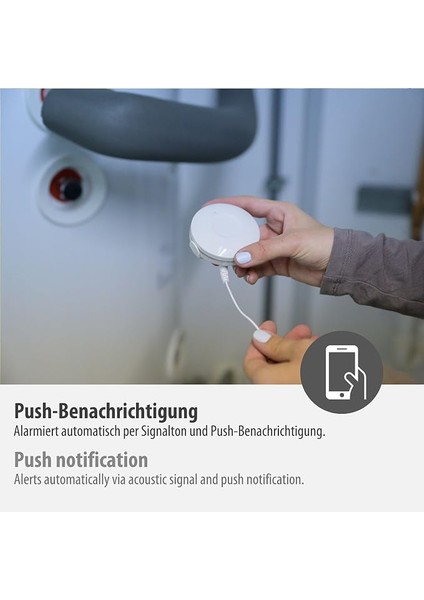 Connect Zigbee Serisi IP68 Lisanslı Smart Home 115 cm Kablolu Su Dedektörü fırsatları
