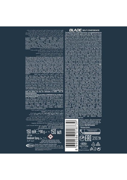 Self Confidence Deodorant 150ML indirimleri