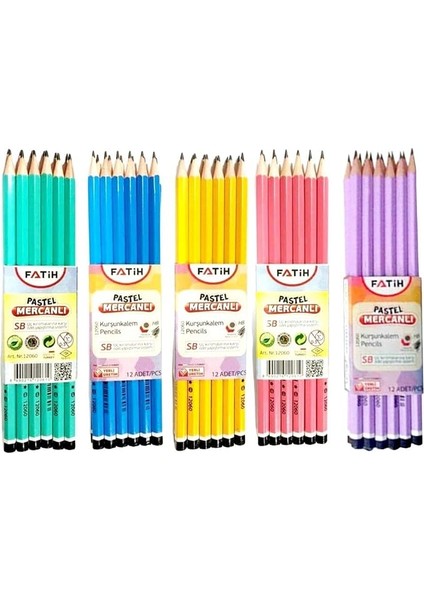Hb Mercanlı Kurşun Kalem (12 Li Paket) modelleri