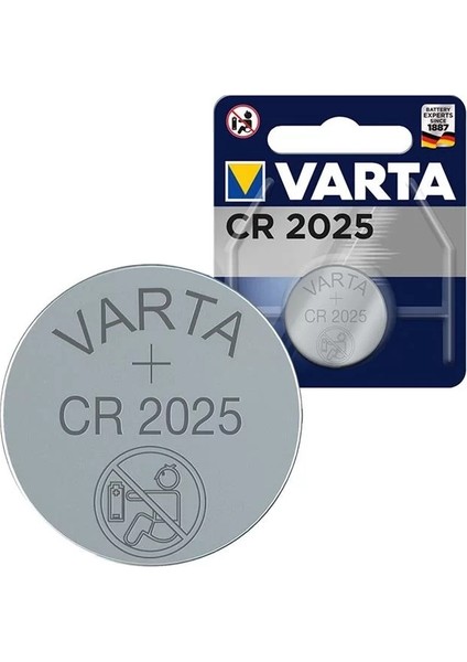 Sh Varta Cr 2025 3 Volt Tekli Lityum Pil modelleri
