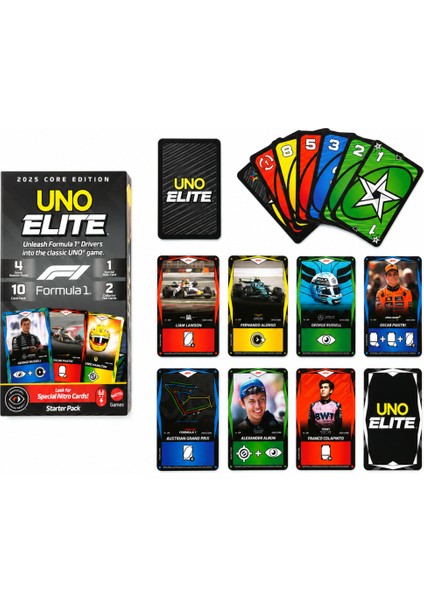 JLV42 Uno Elite F1 Kartlar - Başlangıç Paketi indirimleri